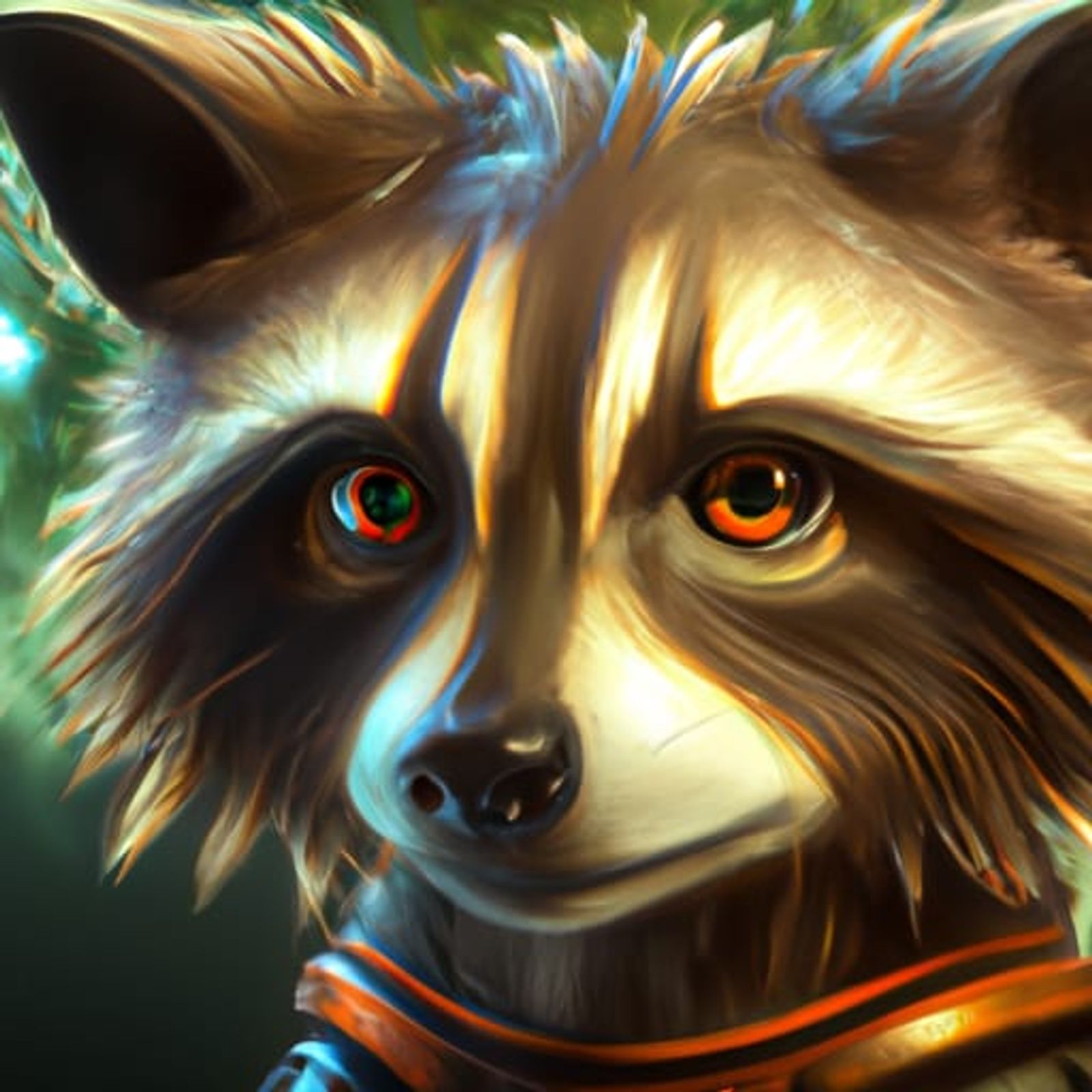 rocket raccoon face paint