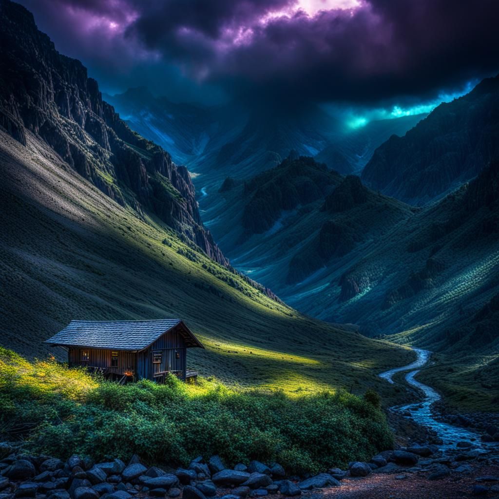 Iridescent Land  by @Shawn Michael Duffy