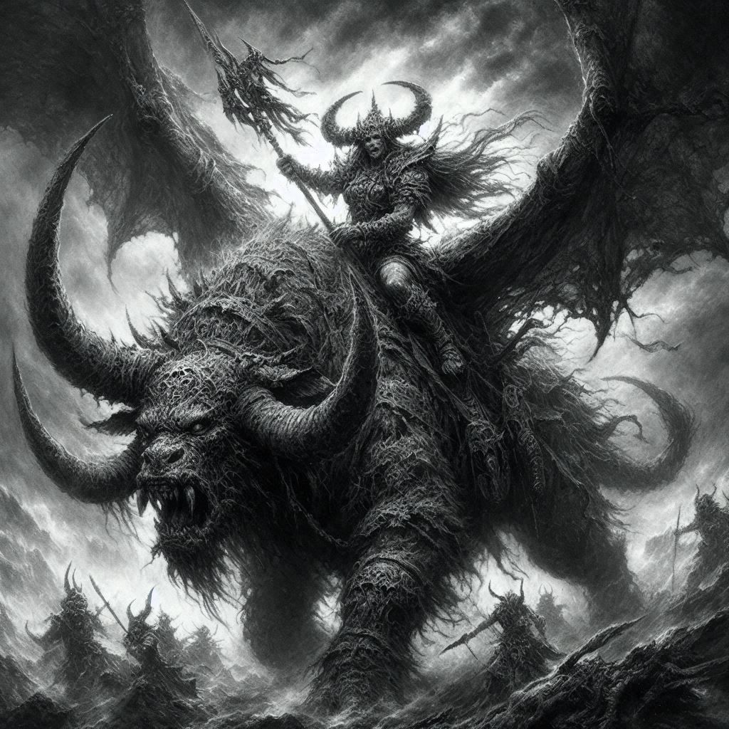 My Dark Fantasy Series Character Design