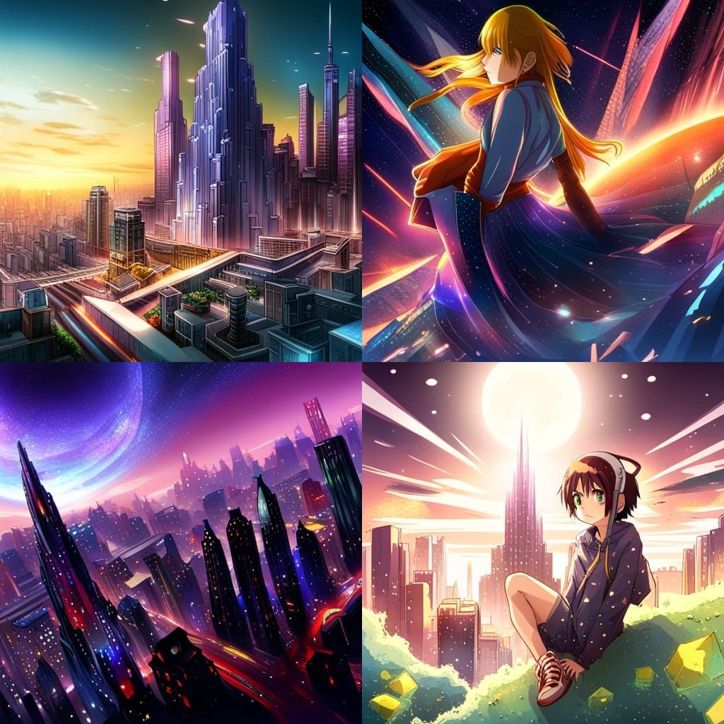 Anime cosmic city