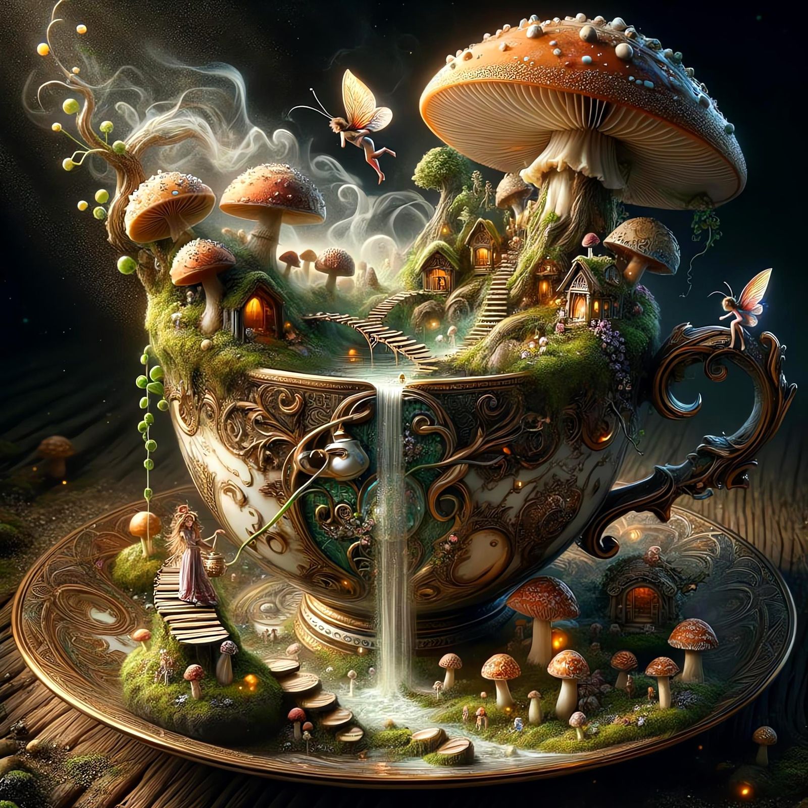 A Sip of Magic  by @Gazelli