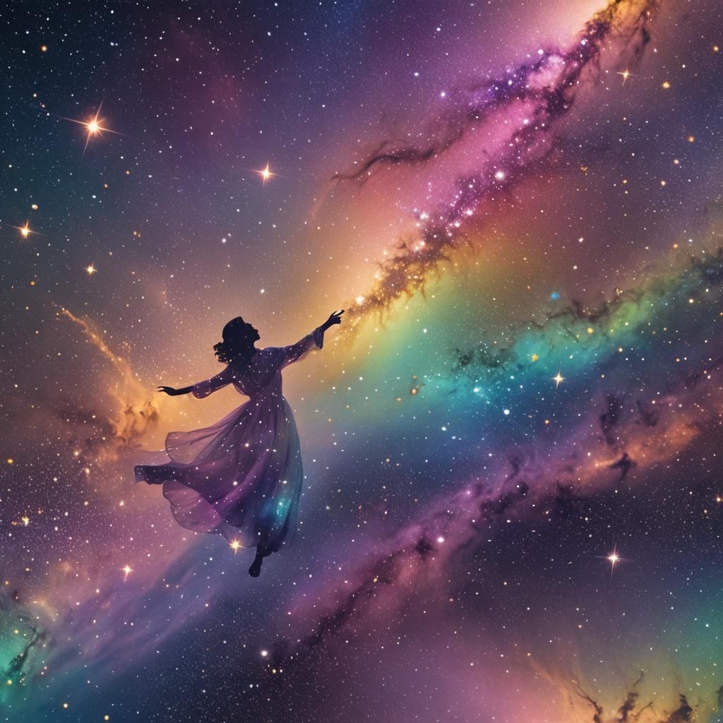 Dancing stardust.  by @Sherkhal