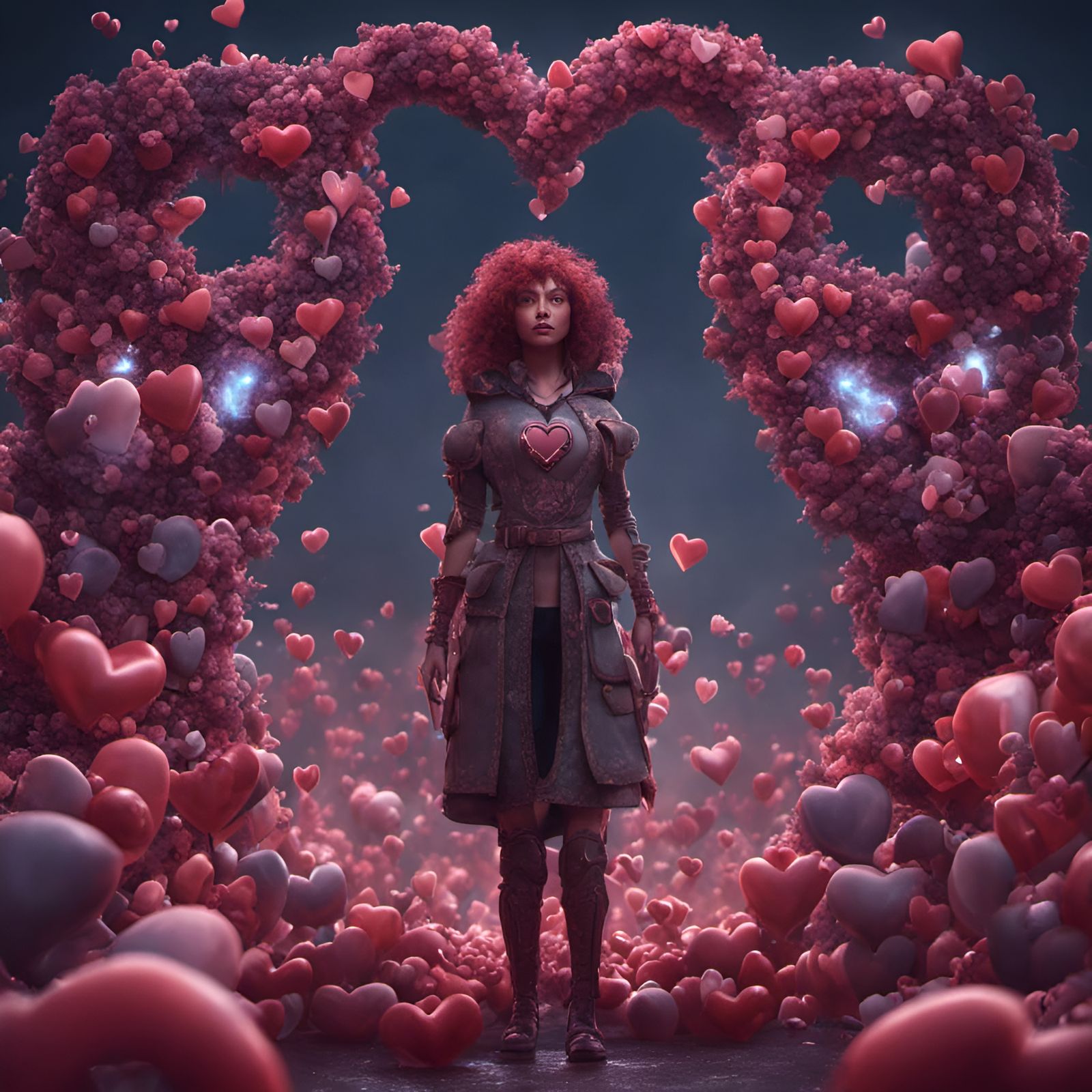 character consisting of hearts