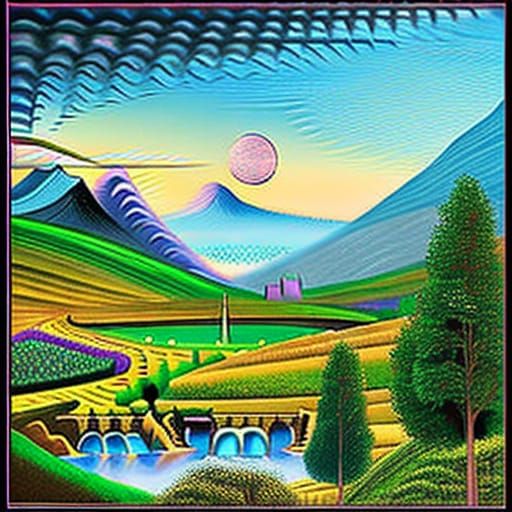 Strange landscape