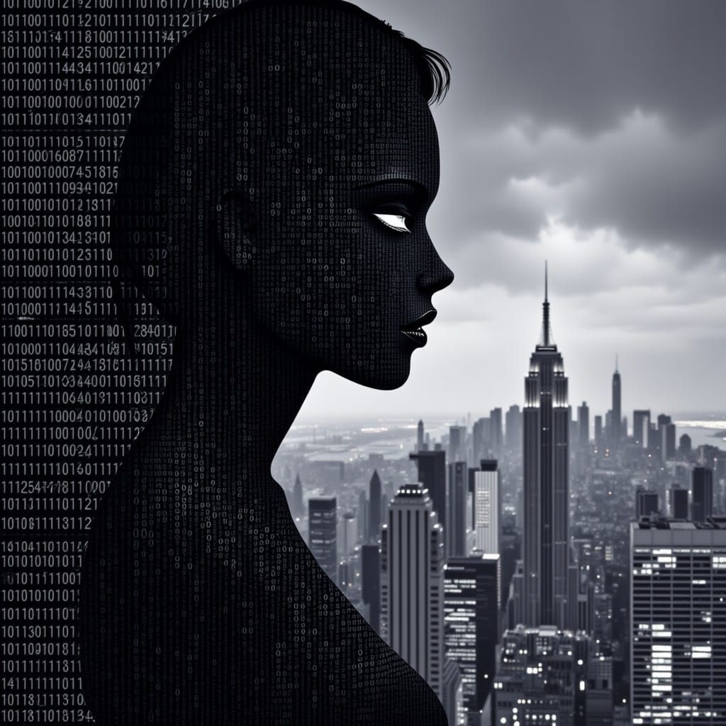 <lora:Binary Code Flux:1.0> binary code numbers, binary ASCII art, masterpiece, binary code number art, intricately detailed , composed of...