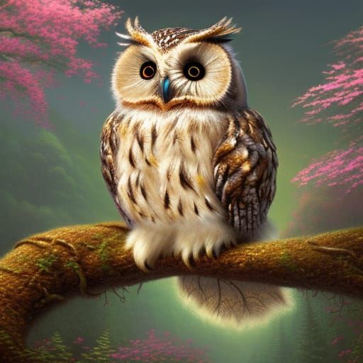 highly detailed, vibrant portrait of a magical cute little f...