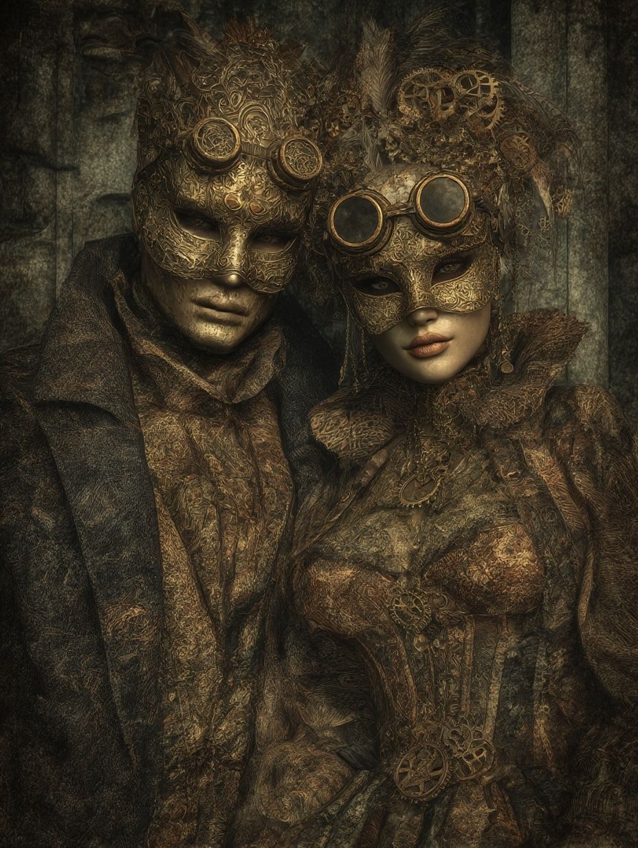 The Clockwork Enigma: A Steampunk Masquerade