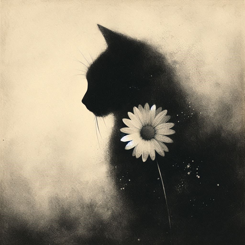 The daisy and the cat