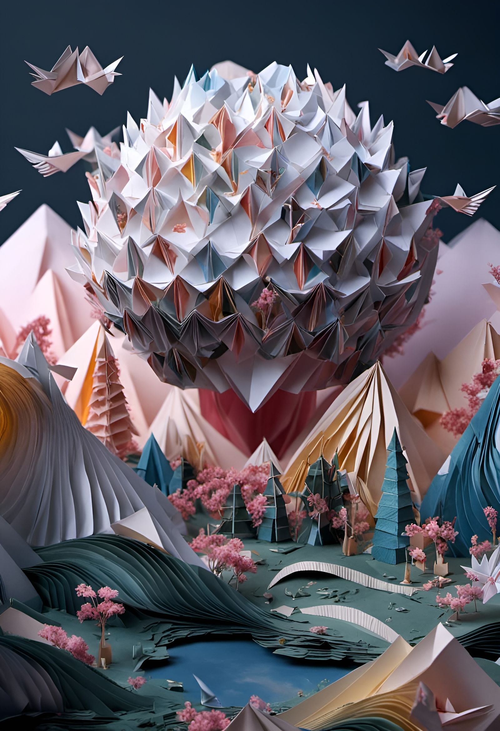 Origami Creation Story  by @ing