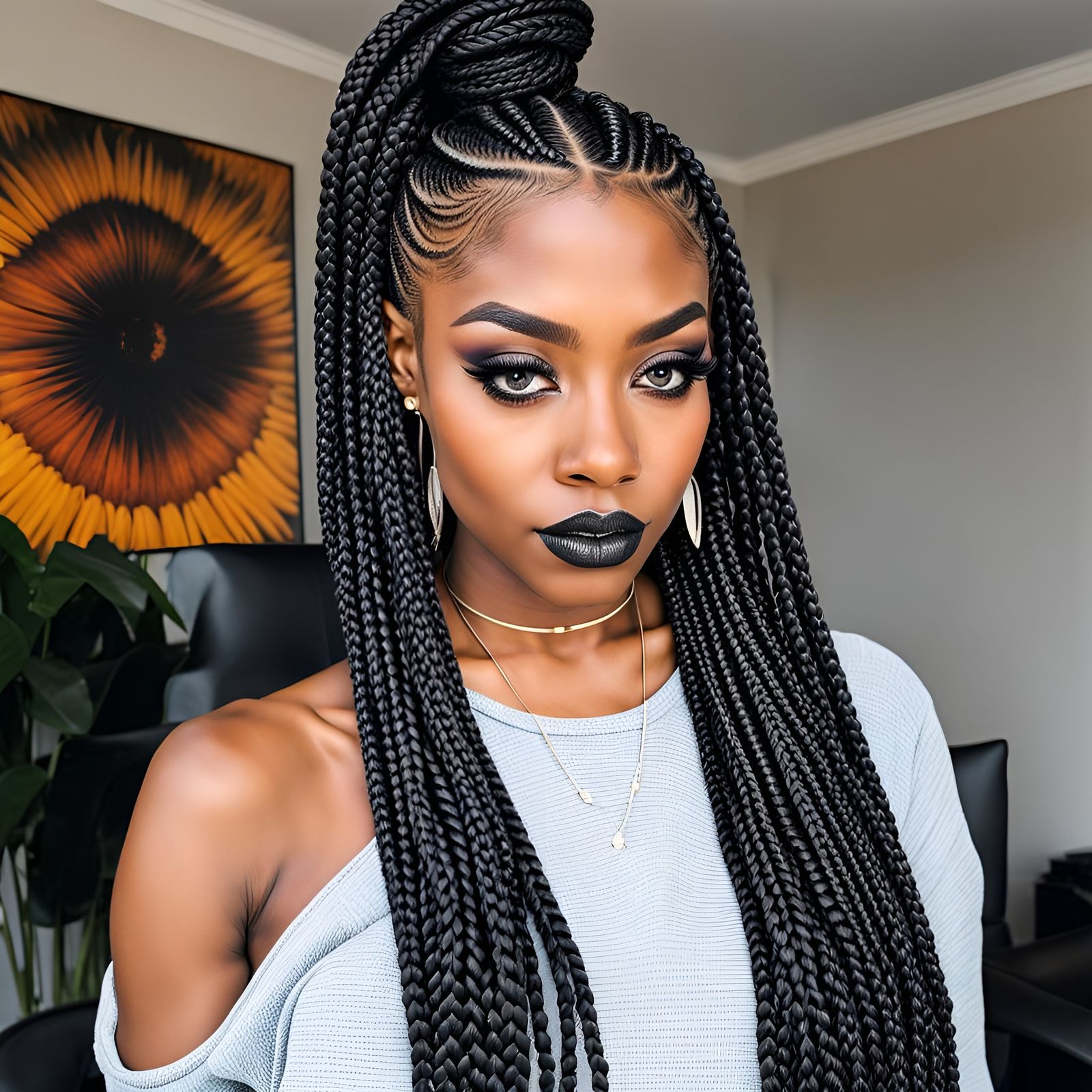 Beautiful In Braids  by @Queren