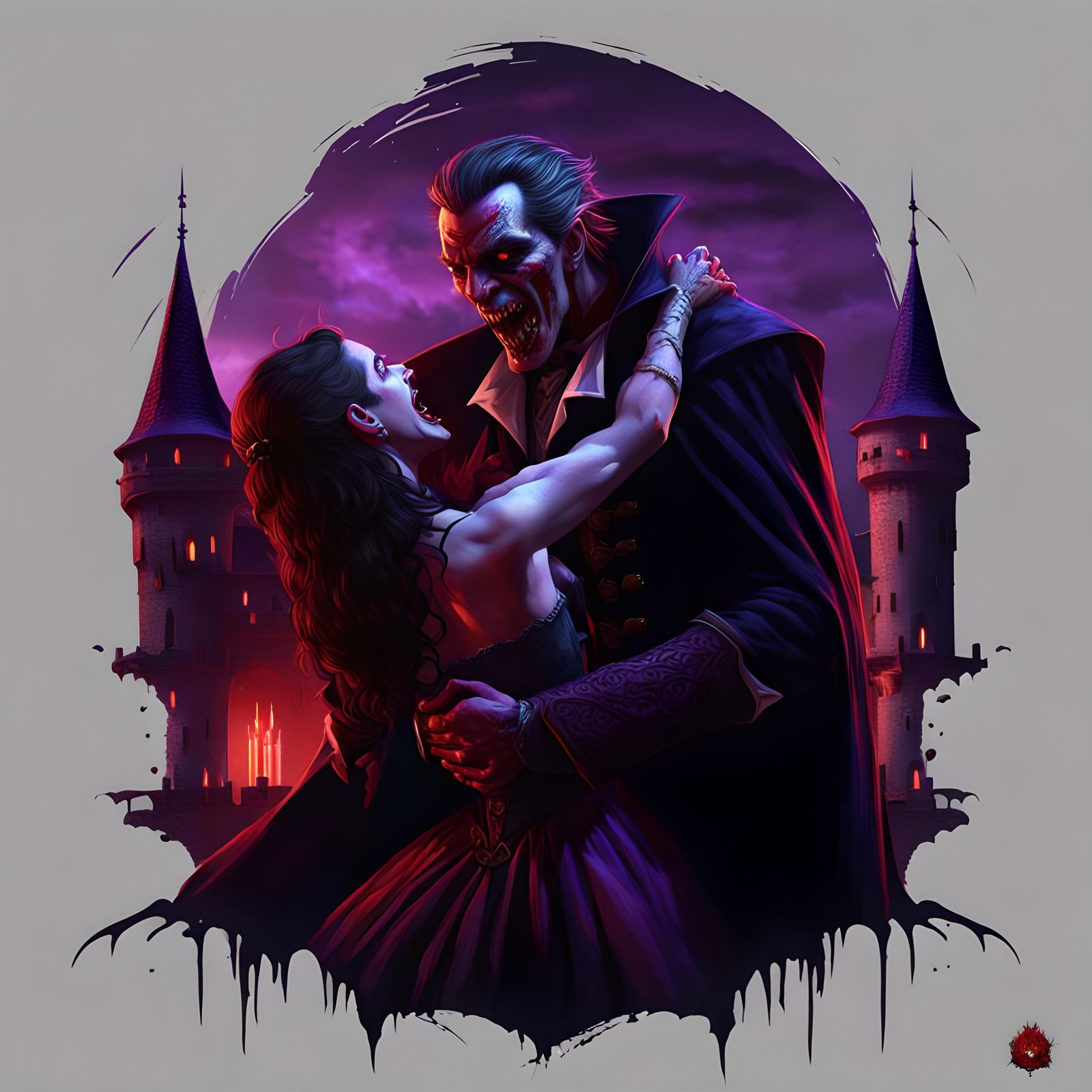 A romantic night in Transylvania - AI Generated Artwork - NightCafe Creator