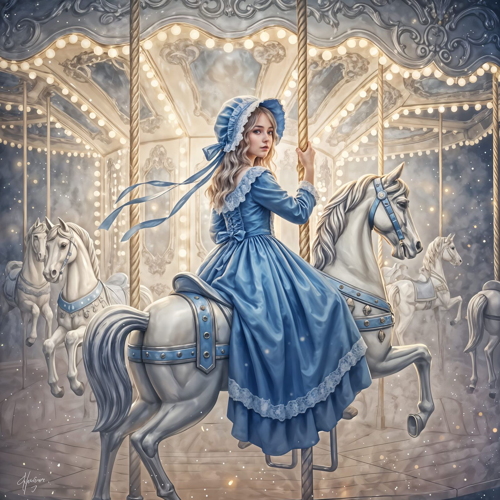 “Midnight Carousel”  by @Zanne