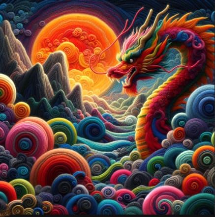 Chinese dragon - AI Generated Artwork - NightCafe Creator