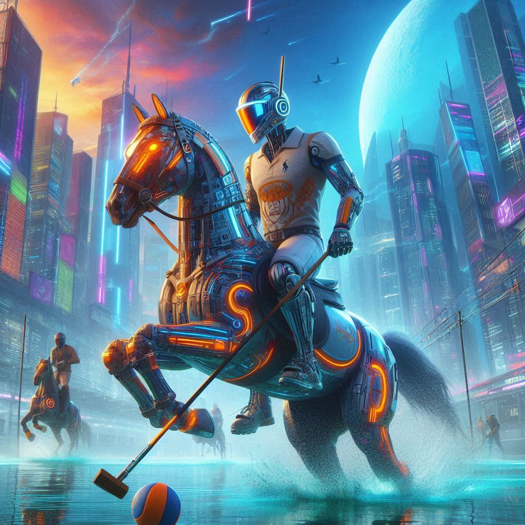 Cyberpunk Polo Match  by @Tyrion-Mioki