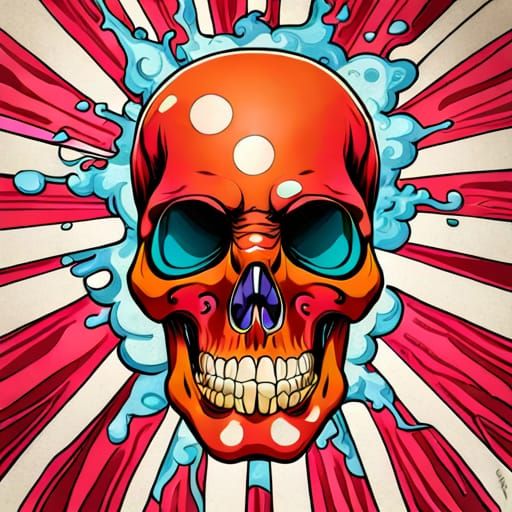 Redish Skull
