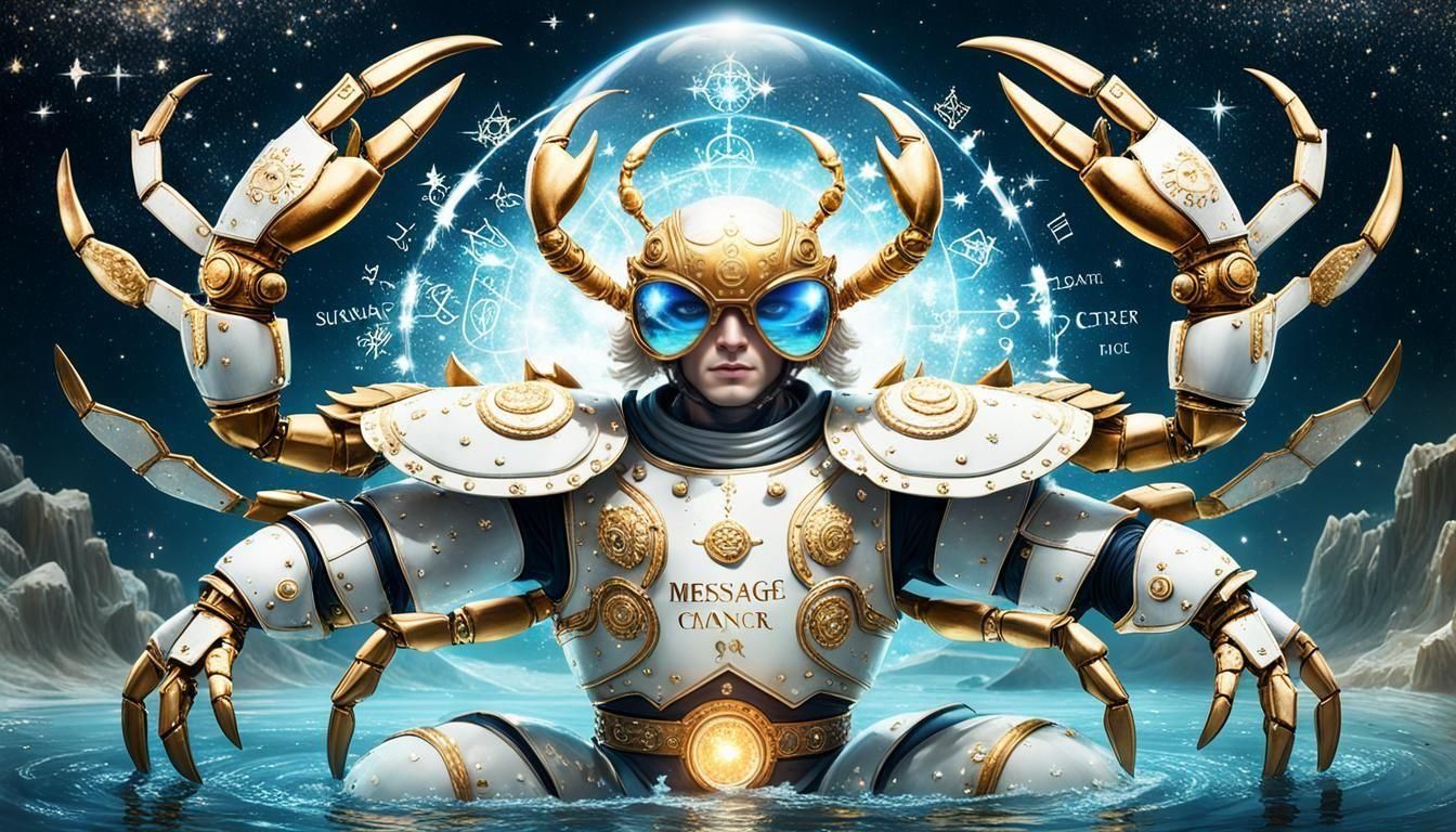 Zodiac Cancer Horosocope Crab Astrology.
Good looking man, p...
