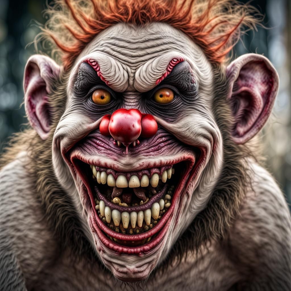 Zombie Monkey Monster Clown