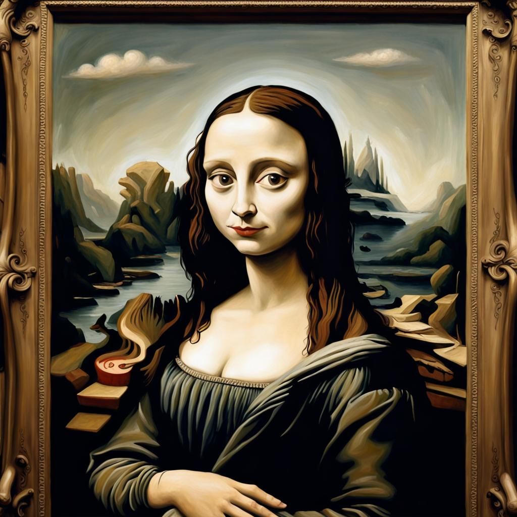 painting of the Mona Lisa