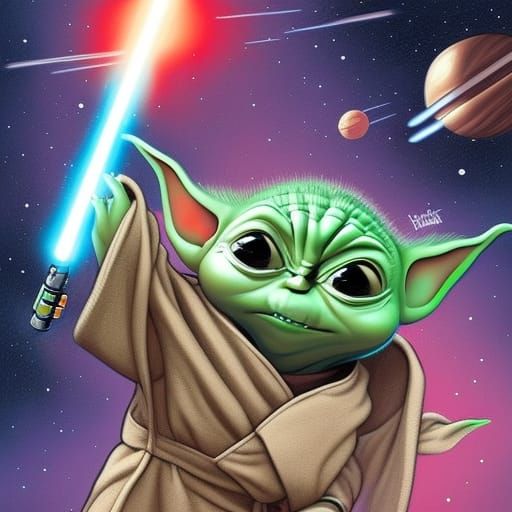 nerdy baby yoda