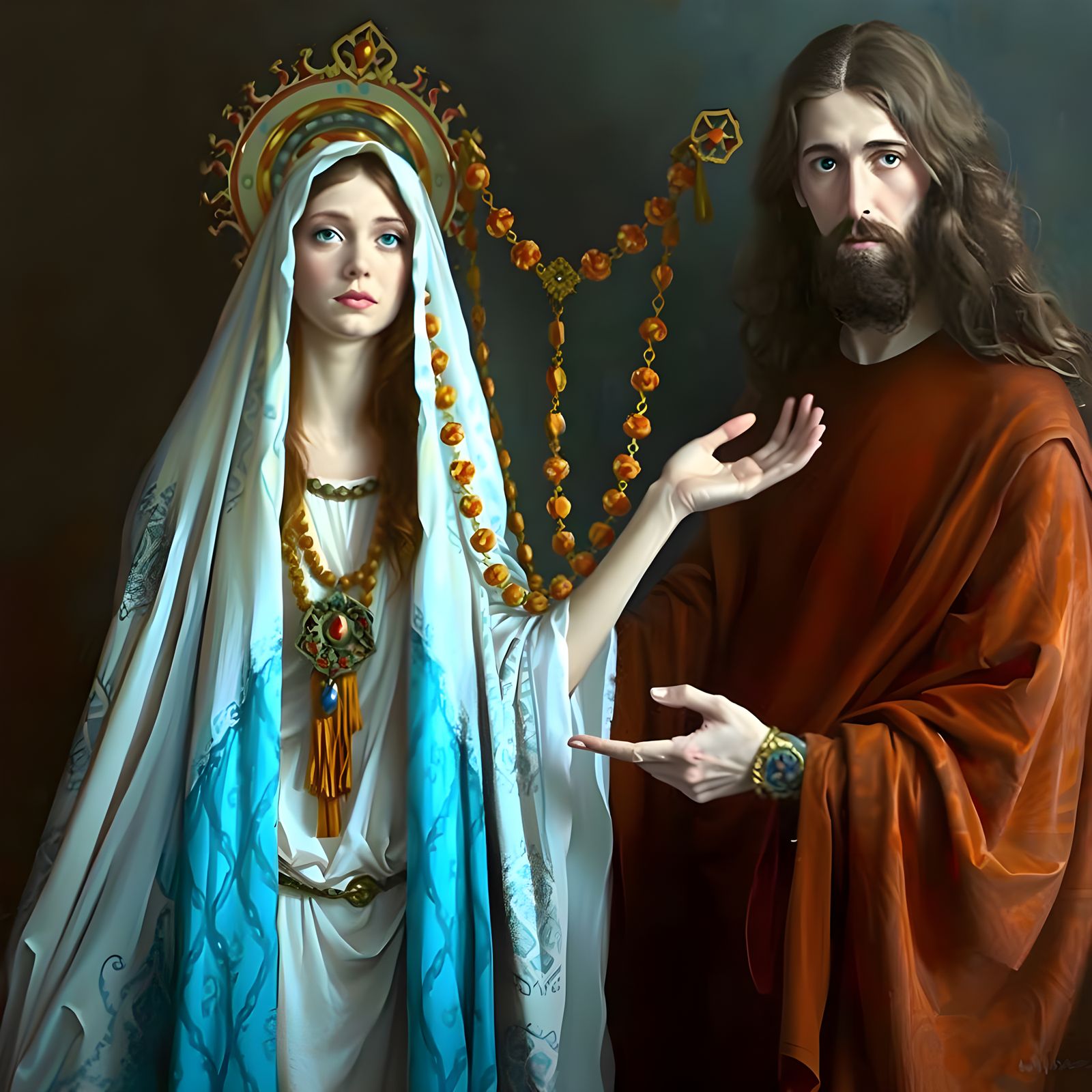 Jesus and Mary Magdalene