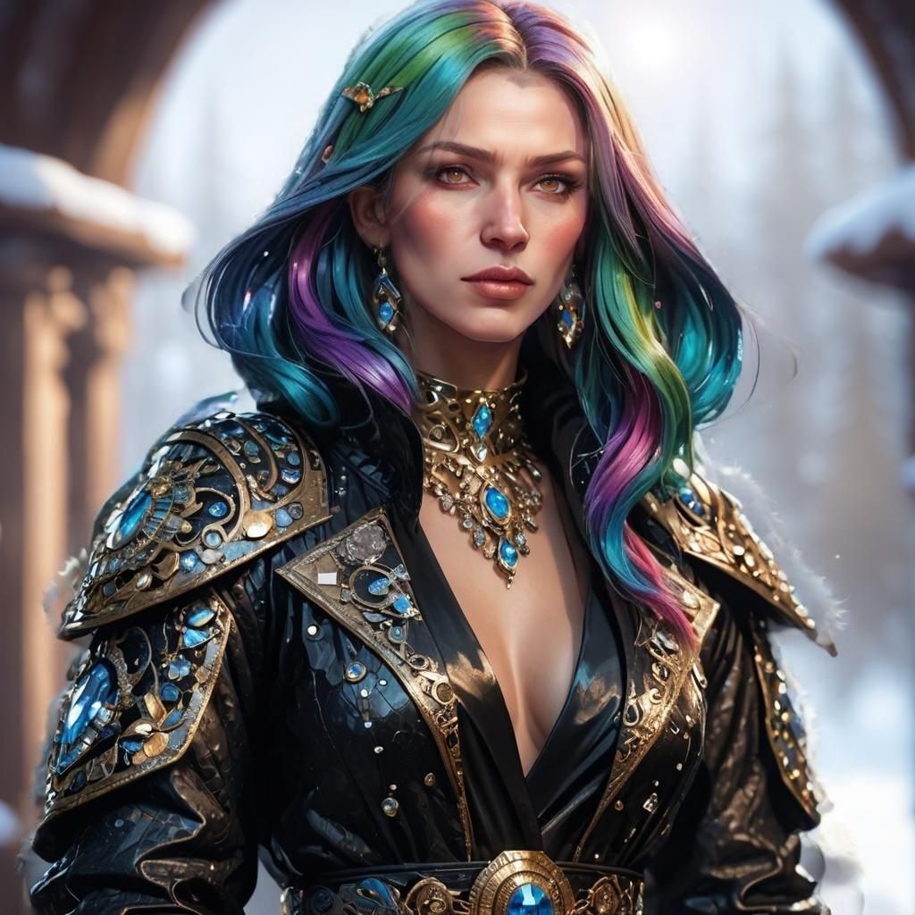 Mermaid style hair