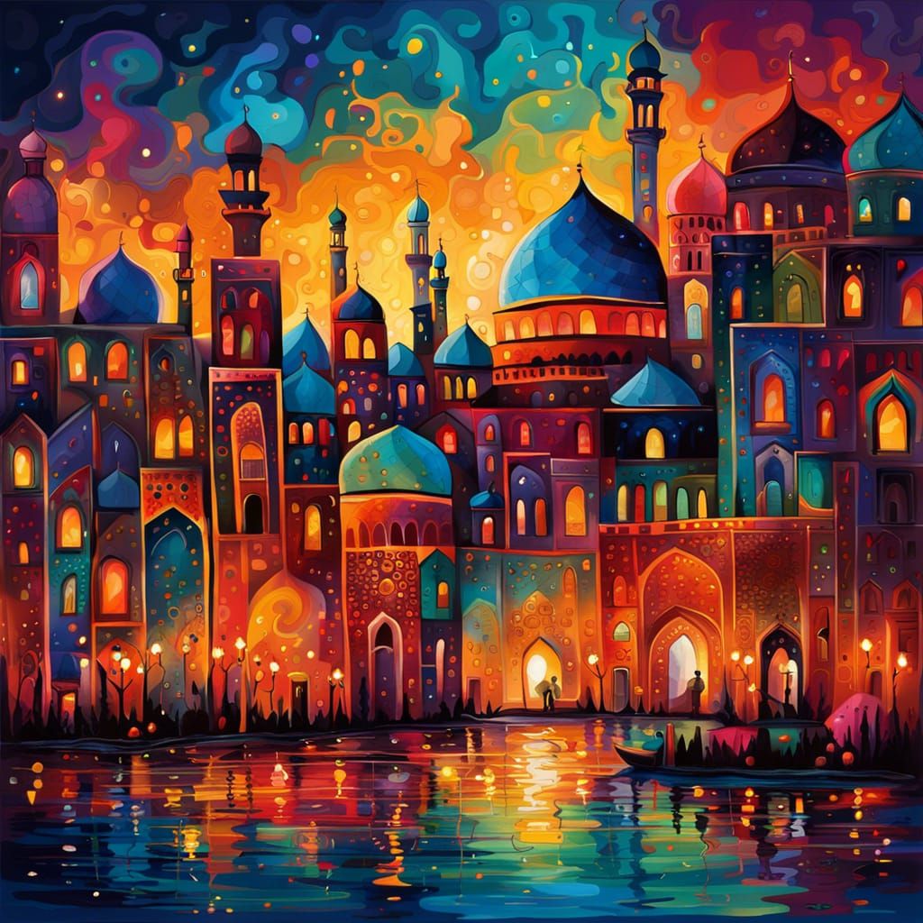 Eastern Night  by @BlueCat