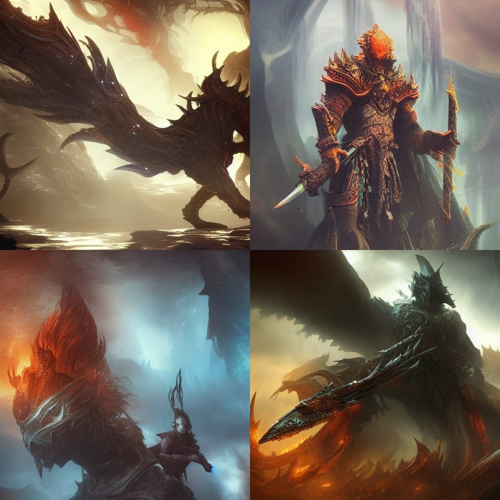 Lightning city detailed matte painting, deep color, fantastical