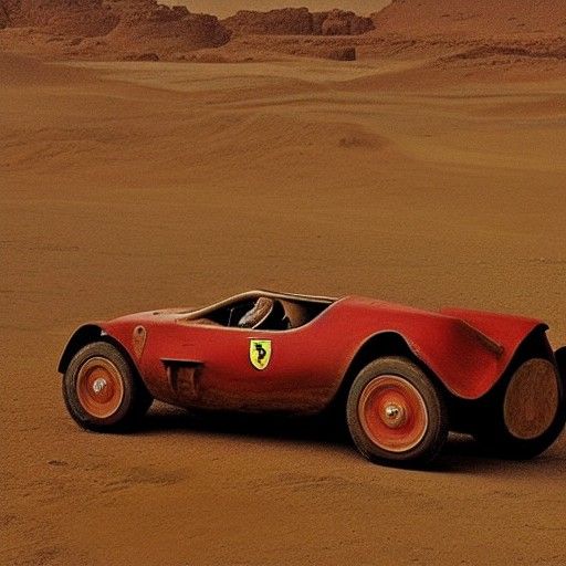A Ferrari in ancient  Egypt 3000BC