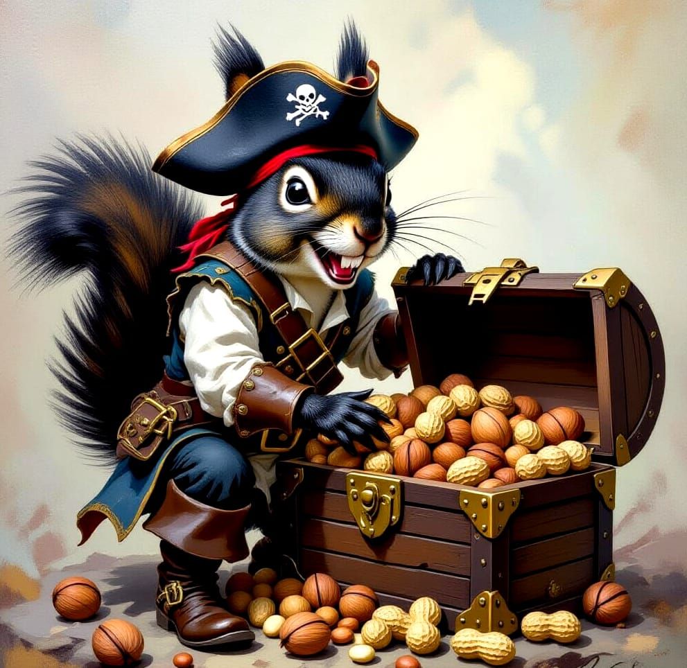 I'll just squirrel these away for a rainy day  by @forge4ward