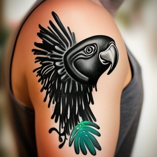 Alectric City Tattoo - Traditional parrot by Emily! 🦜 | Facebook