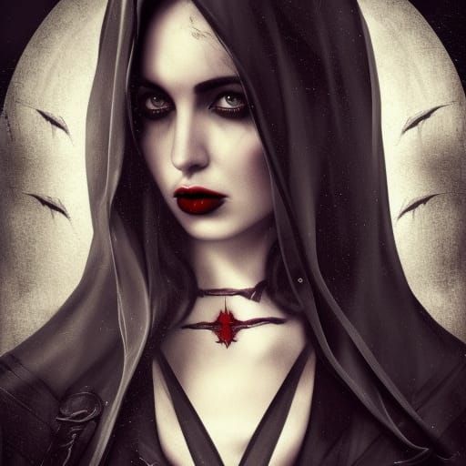 nun vampire - AI Generated Artwork - NightCafe Creator