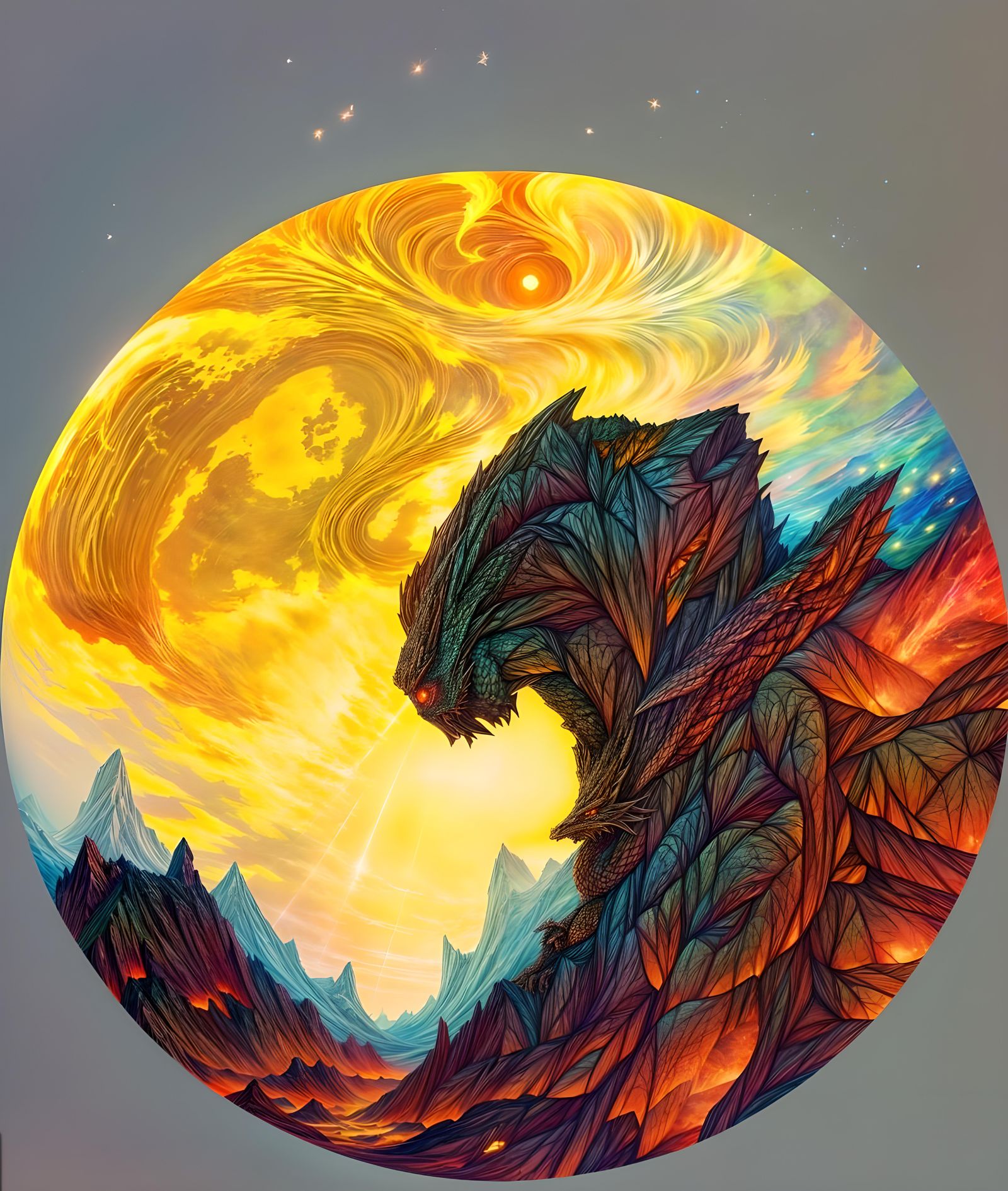 Evolution of Yin and Yang