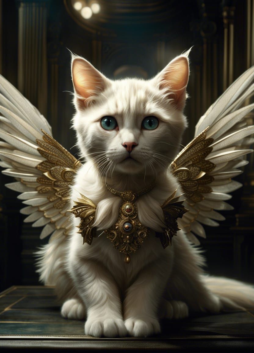 Fluffy wing  by @Trickster