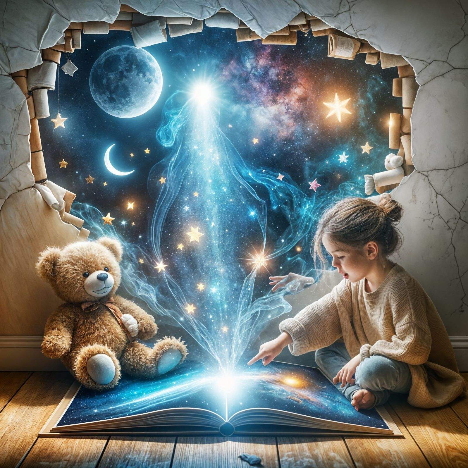 Bed time story  by @Xamosila