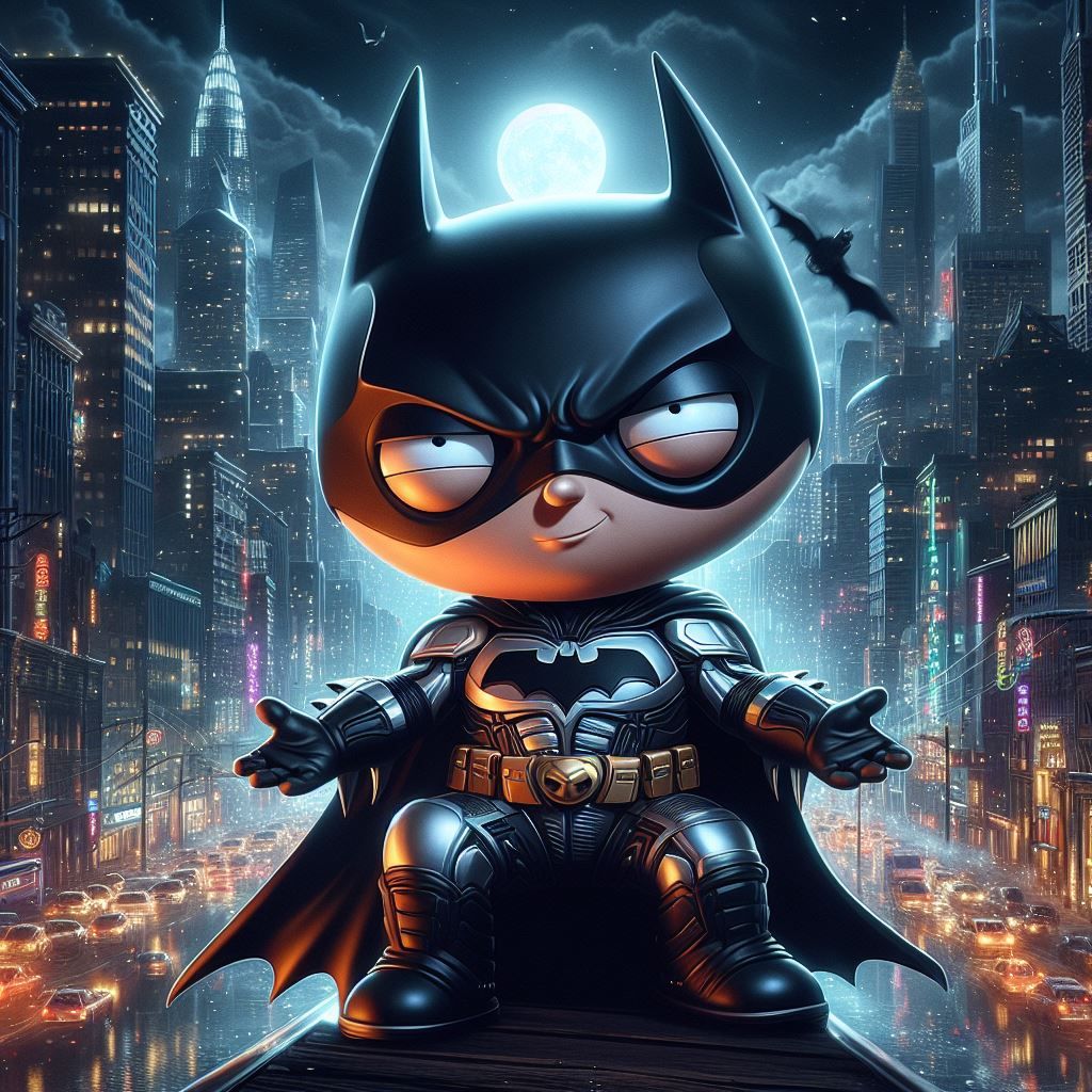 Stewie Griffin as Batman