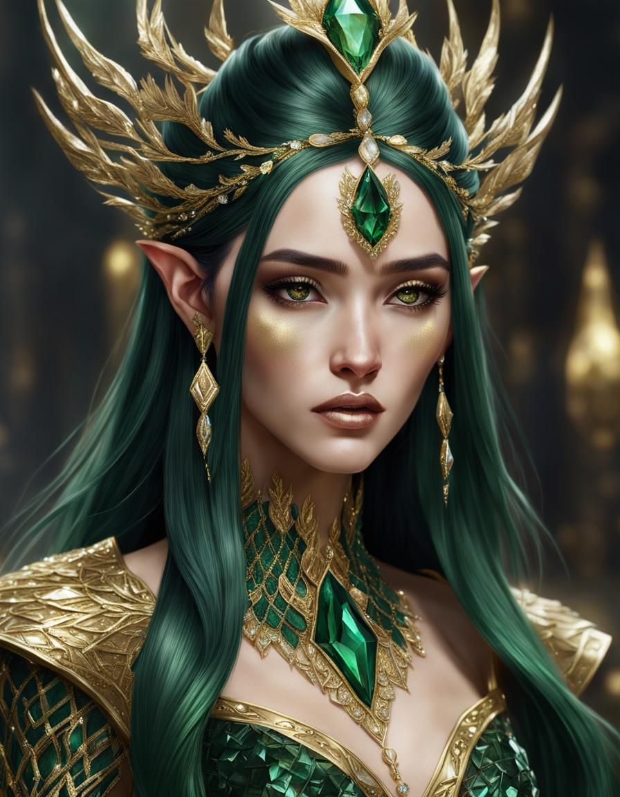 Elf Princess - Ai Generated Artwork - Nightcafe Creator