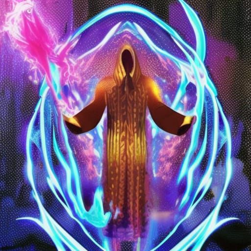 elemental wizard - AI Generated Artwork - NightCafe Creator