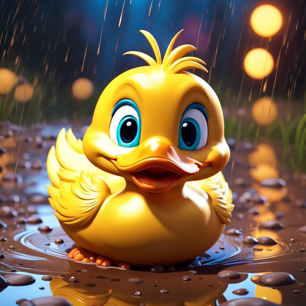 Rubber Duckie - AI Generated Artwork - NightCafe Creator