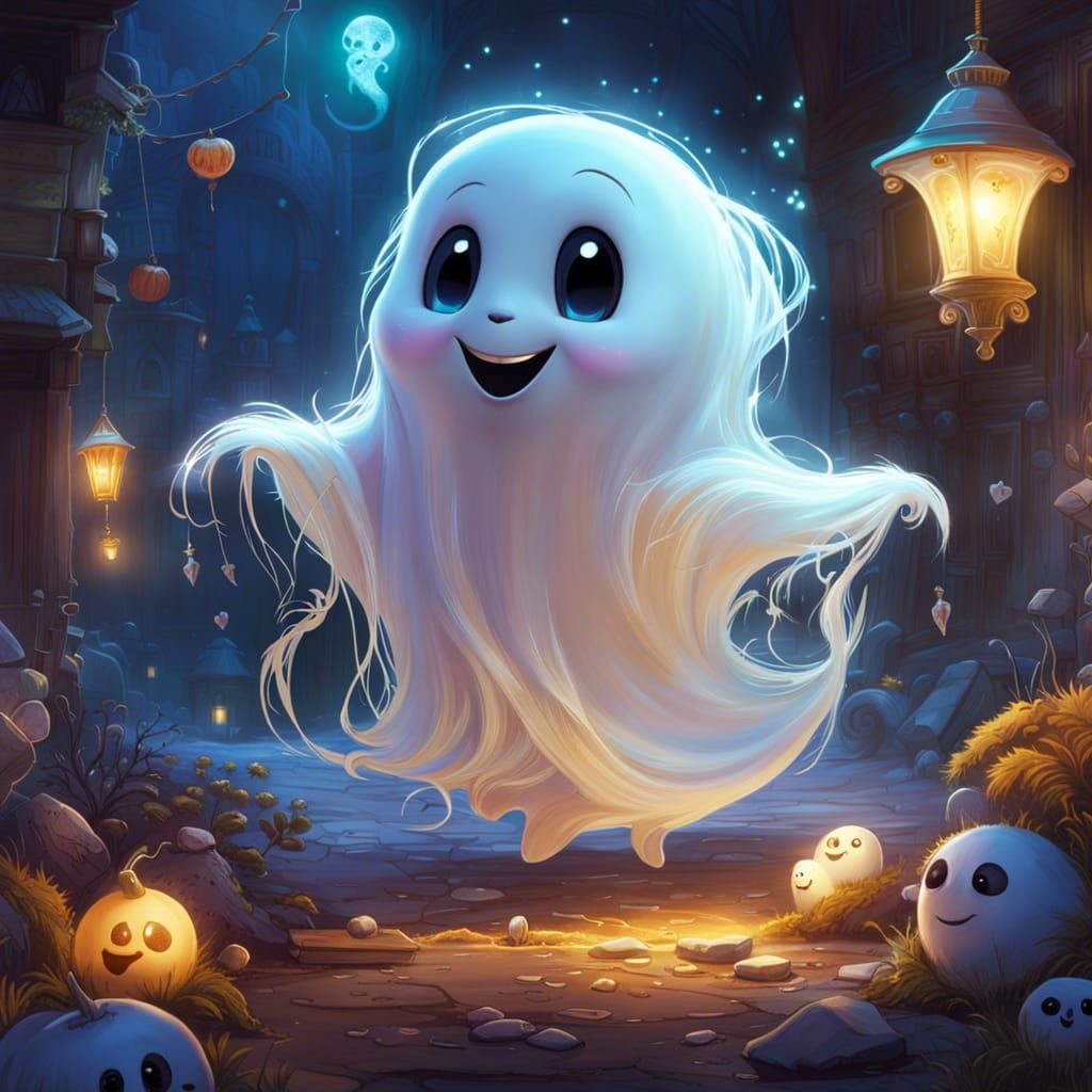 The Boo-tiful Ghost  by @Sadako