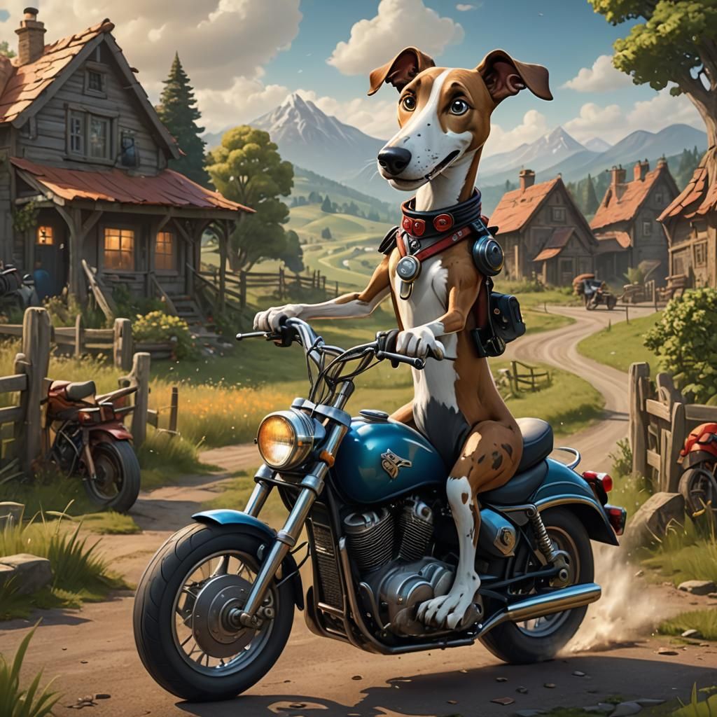 motorcycle tour in the countryside