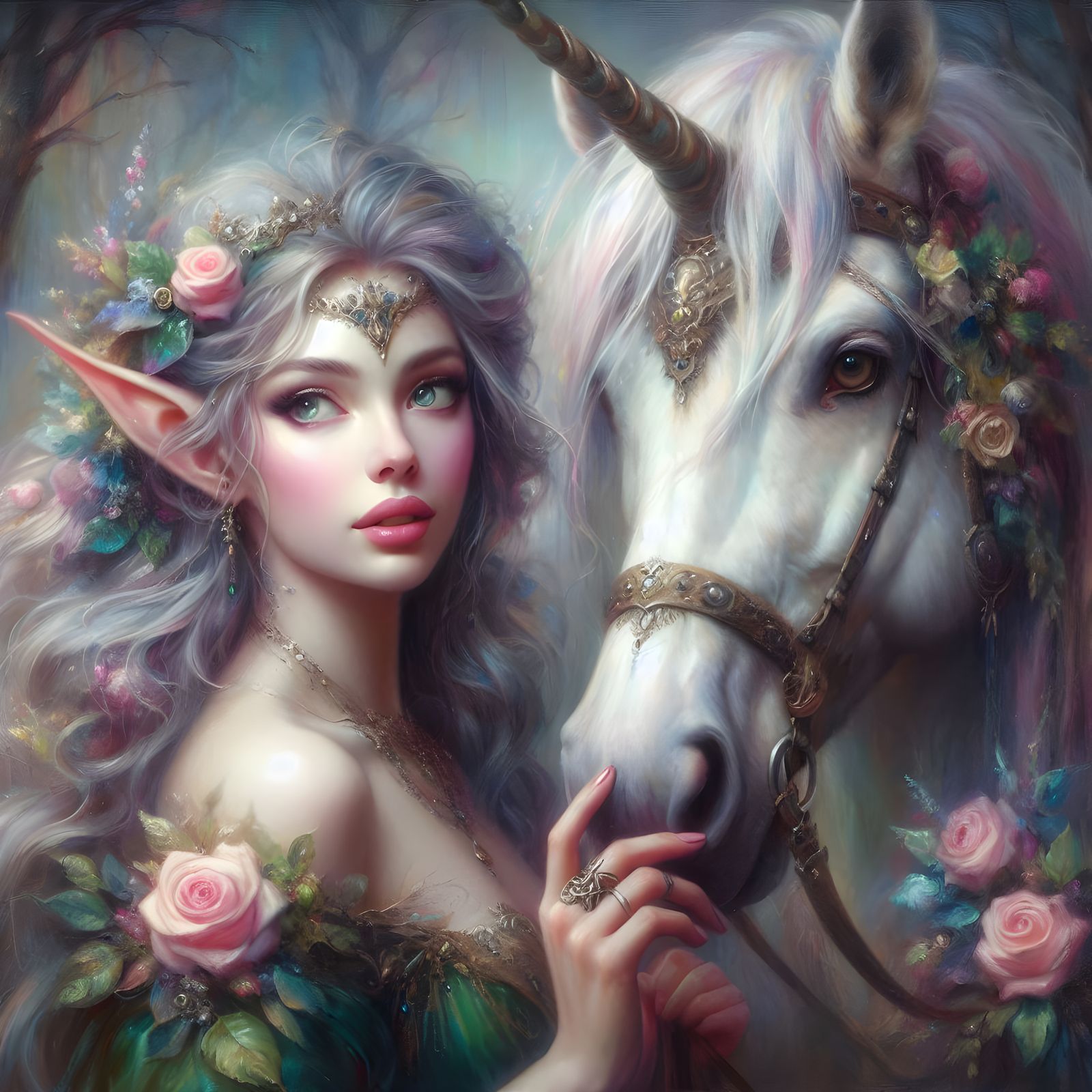 Elf And Unicorn #2