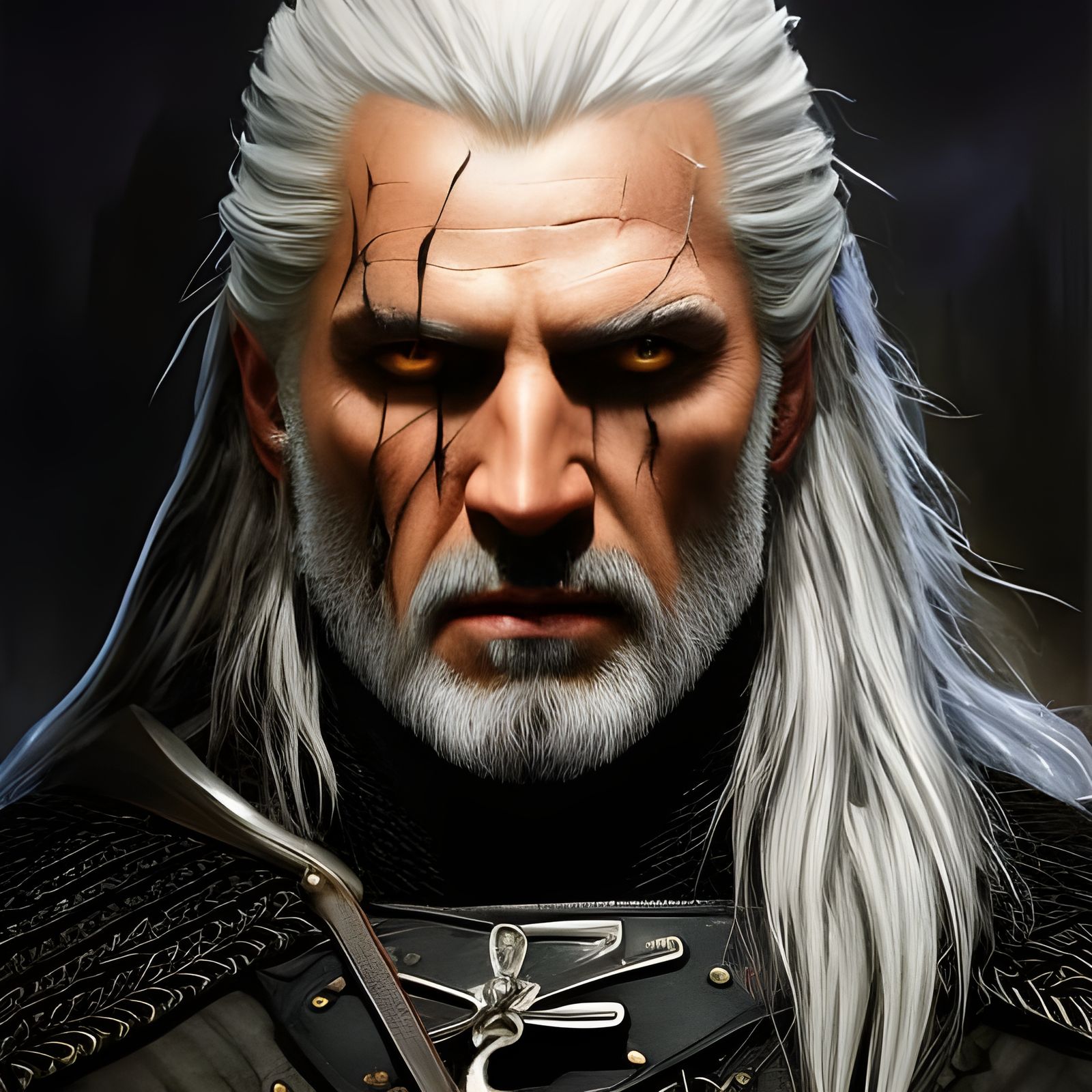 The White Wolf… Geralt of Rivia, Witcher - AI Generated Artwork ...