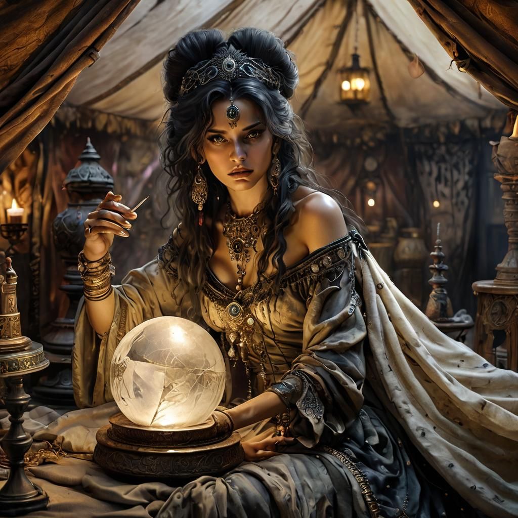 Fortune teller   by @WitteKraai