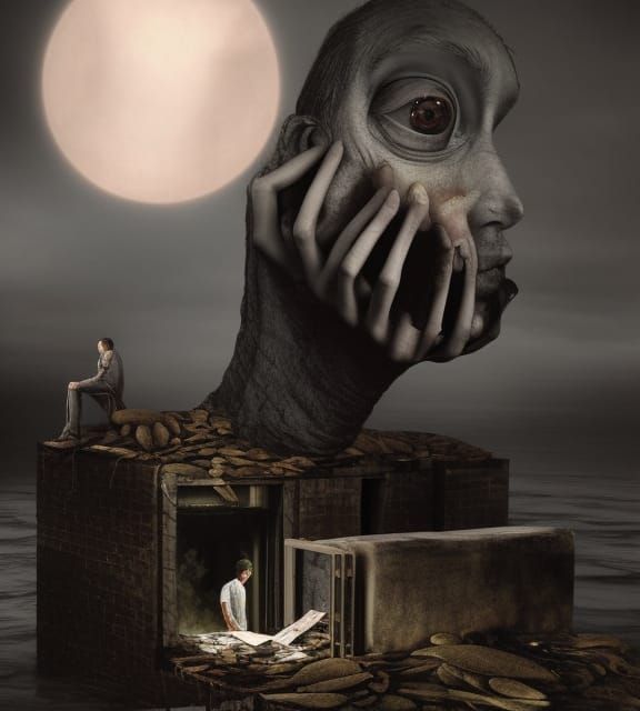 Surreal Worms in Weeds: A Stop Motion Cinema Photograph