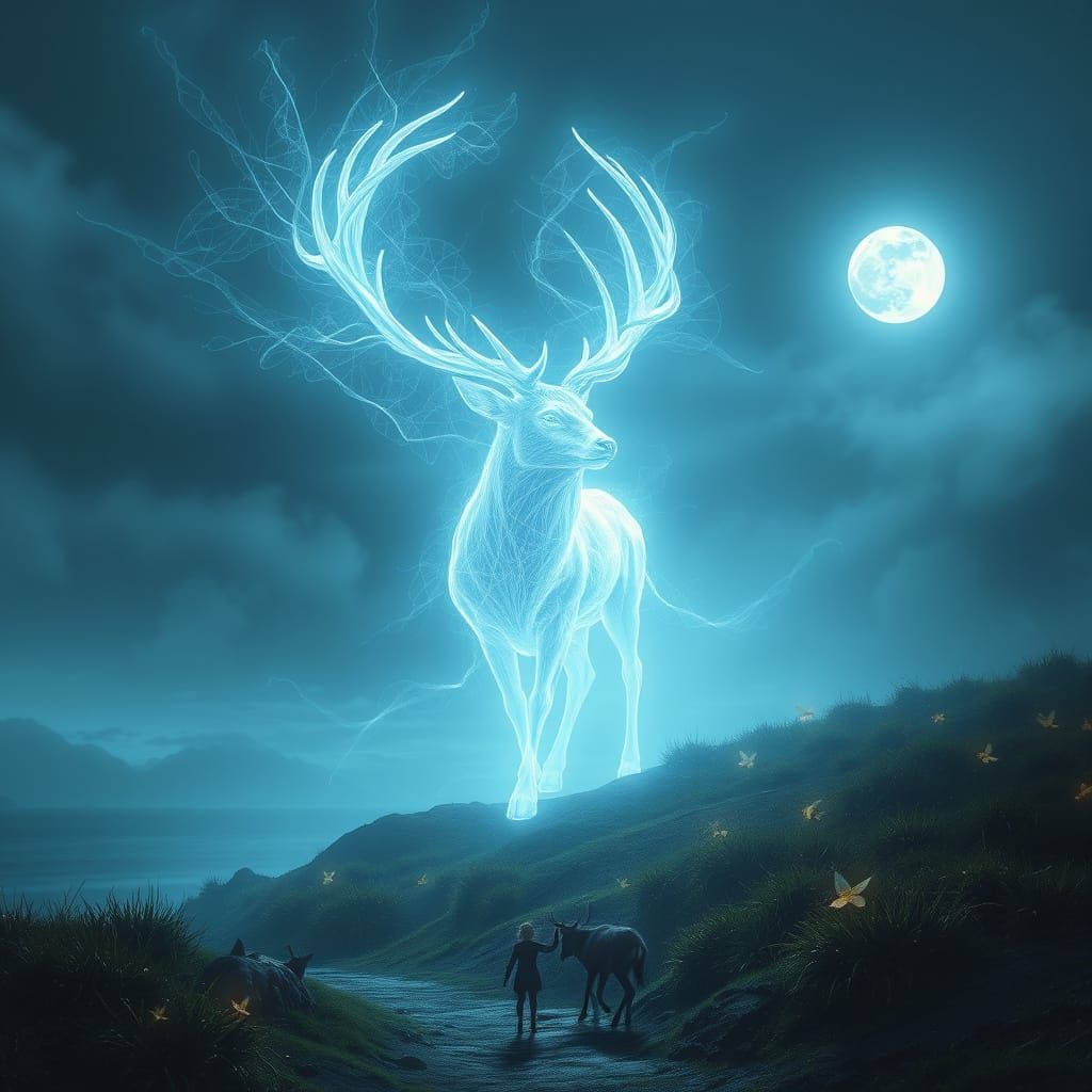 Night-time encounters  by @BlueCat