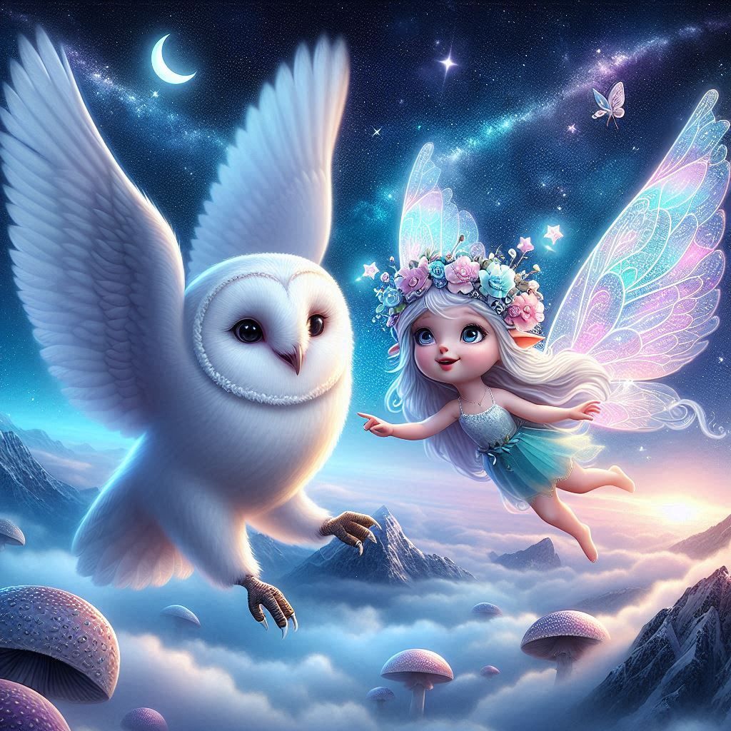 Fairy and owl