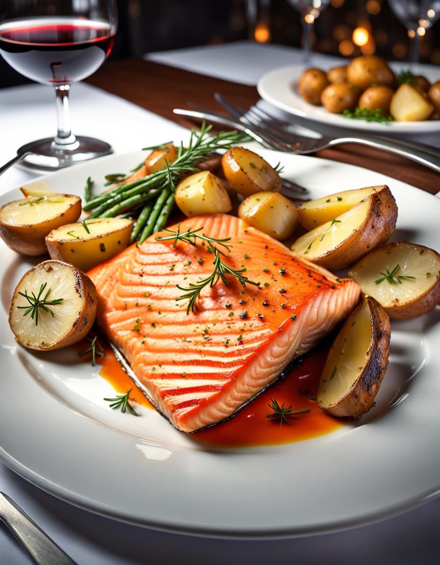 Fancy Dinner  by @lizardly 