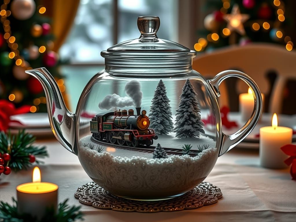 The railroad slang for a small steam locomotive is "teapot"  by @Duleigh