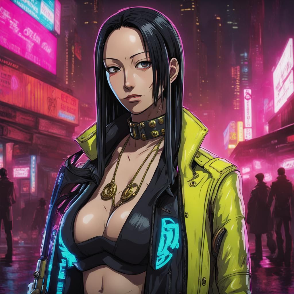 Boa Hancock from one piece AI Generated Artwork NightCafe Creator