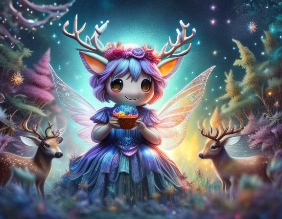 <lora:Halo:1.0> a cute sweet smiling  Fairy